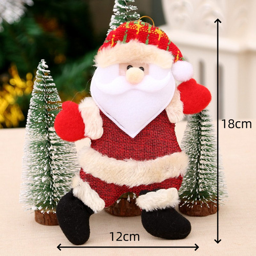 Muñecos De Fieltro Para Decoración De Árbol De Navidad, 8 Un