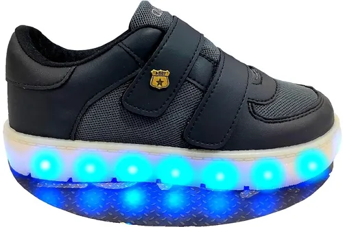 Tenis de best sale led recarregavel masculino