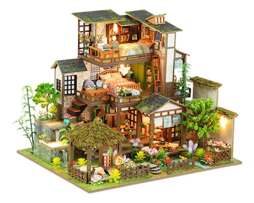 Aplicável A Kits De Casa De Muñecas En Miniatura Diy, Casa