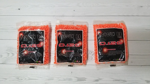 Balines De Airsoft De 6mm Peso 0.12g