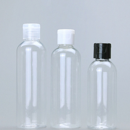6 Botellas De Plástico Exprimibles De 120 Ml Con Contenedor