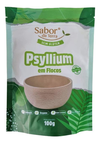 Psyllium Em Flocos Sabor Da Terra 100g