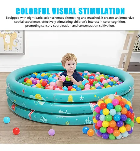 Juguetes De Bola Piscina - 50 Bolas Multicolor De 7 Cm Para Niños Y Niñas - Aprendizaje Temprano Y Juego Sensorial En Interior O Exterior