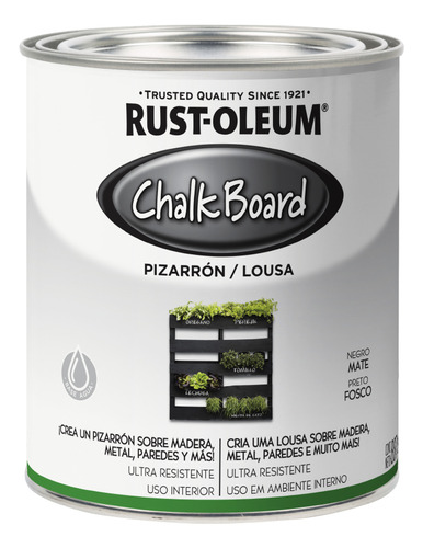 Pintura Efecto Pizarrón Specialty Chalkboard Lata 887 Ml