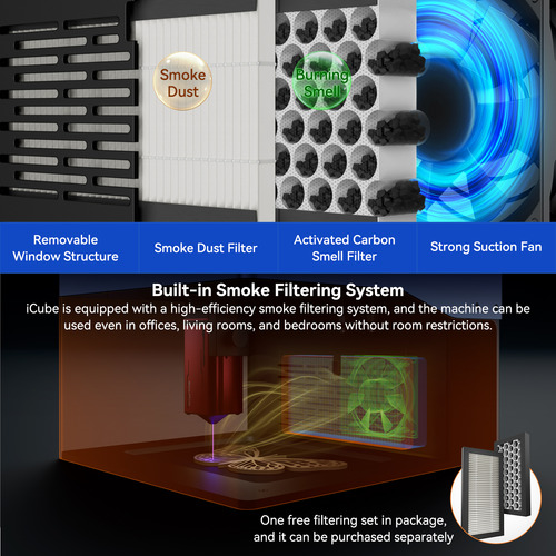 Sculpfun Icube5w Máquina De Grabado Y Corte Láser Y Software