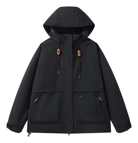Chaqueta Impermeable Con Capucha Para Mujer Al Aire Libre