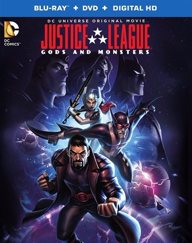 Blu-ray + Dvd Justice League Gods And Monsters