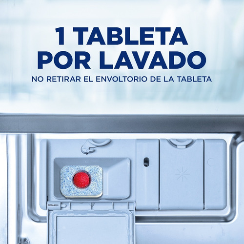 Imagen 5 de 6 de Finish Detergente Para Lavavajillas Powerball X80 Tabletas