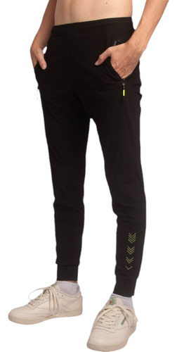 Pantalon Satori Nantes Negro Lima Hombre