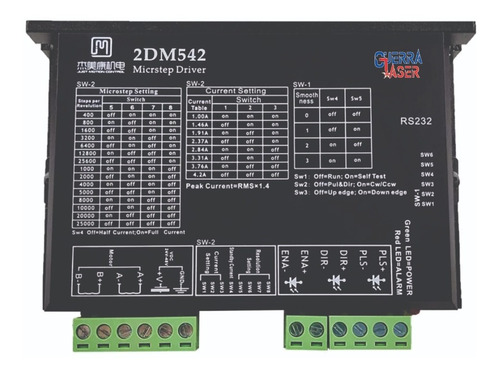 Driver Microstep 2dm542 Para Laser Cnc Motor D Pasos Calidad