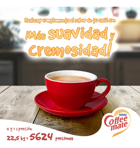 22.5 Kg Coffe Mate Nestle Sustituto De Crema En Polvo Costal