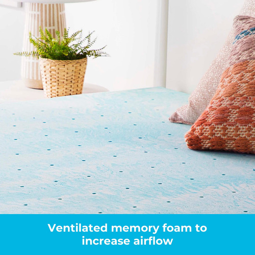 Sobrecolchón Linenspa Gel Memory Foam Matrimonial