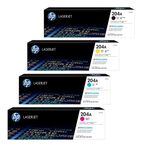 Toner Hp 204a Negro Y Colorescf510 Cf511 Cf512 Cf513 