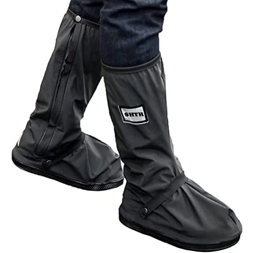 Ushth Negro Cubierta Impermeable De Zapatos Cargador De Lluv