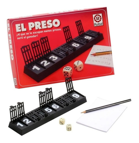 Imagen 2 de 4 de El Preso Juego De Mesa Original Ruibal
