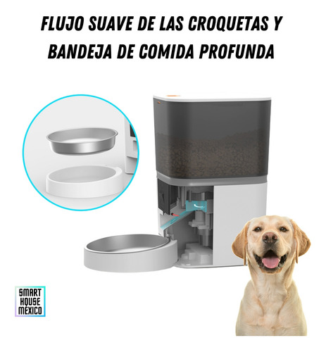 Comedero Inteligente Para Mascotas Smart House Camara, Audio