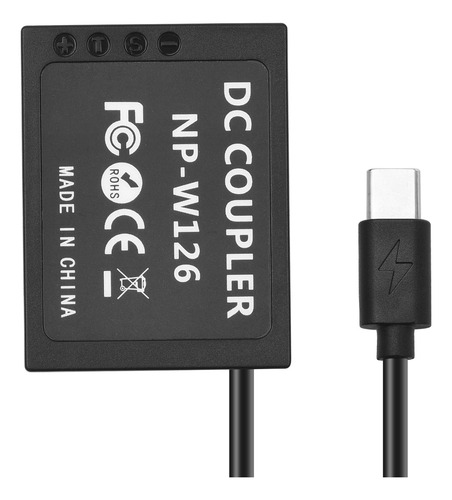 Adaptador Fictício W126 Np- Acoplador De Bateria Acoplador D