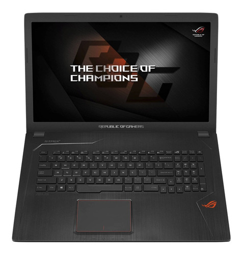 Notebook Asus ROG Strix G GL553VD negra 15.6", Intel Core i7 7700HQ  16GB de RAM 1TB HDD, NVIDIA GeForce GTX 1050 Ti 1920x1080px Windows 10 Home