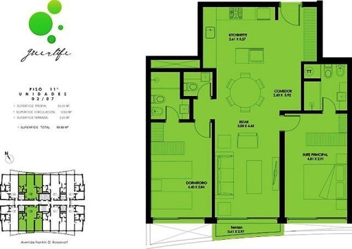Departamento En Venta En Roosevelt