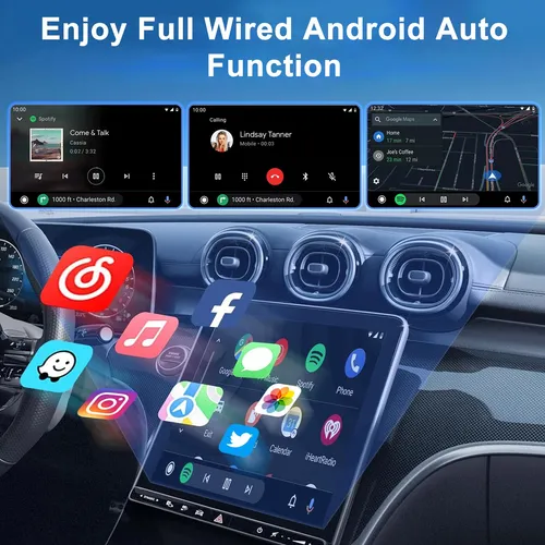 Adaptador Inalámbrico Android Auto Para Coche 5gh Wifi Bluet