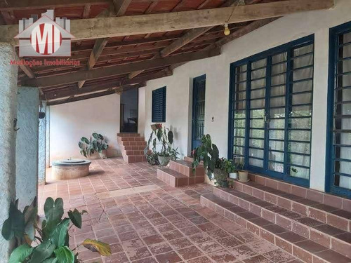 Ótima Chácara Com 03 Dormitórios, Pomar, Vista Deslumbrante, Cômodos Amplos, À Venda, 6000 M² Por R$ 450.000 - Zona Rural - Pinhalzinho/sp - Ch0864