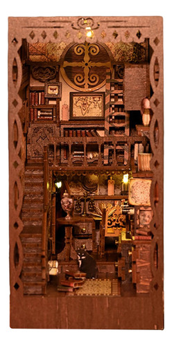 Diy Bookend Kit Em Miniatura Estante Inserção Decoração