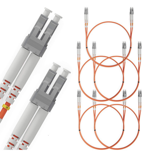 Beyondtech Cable De Conexion De Fibra Lc A Lc Multimodo Dupl