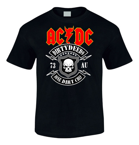 Camiseta Ac Dc Metal Edicion Black Series Pop Fk