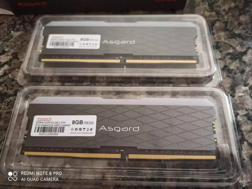Memória Ram Asgard 16gb (2x8gb) 3200mhz Rgb