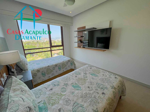 Cad La Isla Fiji S6. Depa En Reconocido Condominio De Playa. Con Terraza Y Vista A Las Albercas