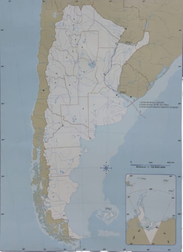 10 Mapas Escolares N°3 Argentina Político Y Físico Político