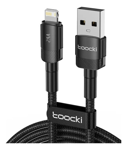 Toocki-cable Usb Con Pantalla Led Para iPhone, 1m