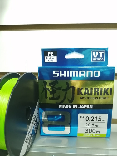 Multifilamento Shimano Kairiki 300mts 0.215mm