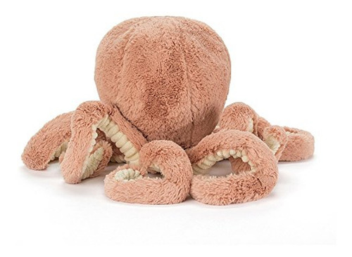Imagen 3 de 5 de Jellycat Odell Octopus Animal De Peluche, Beb, 7 Pulgadas