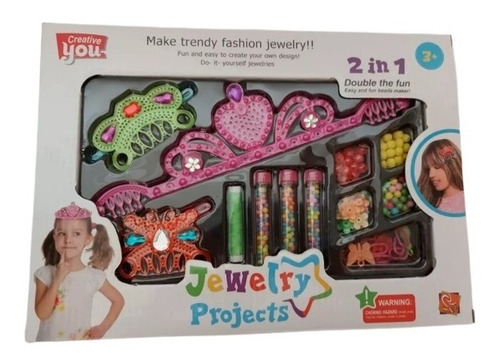 Set De Bisutería Juguete Para Niñas 2 En 1