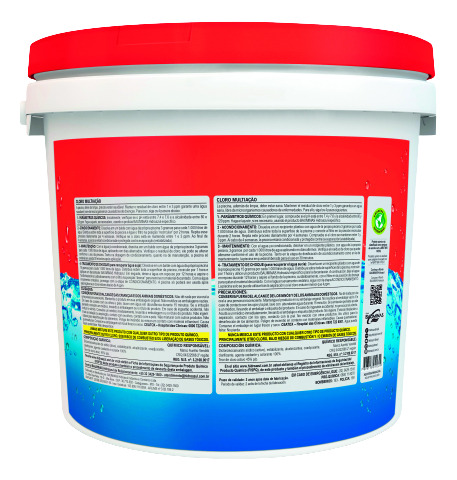 Clorador Granulado 8 Em 1 Multi Ação Bd De 10g Hidroazul