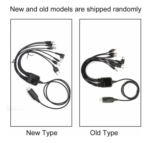 Cable De Programación Usb 8 En 1 Para Radio/quanshen