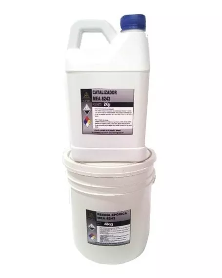  Resina Epoxica Para Porcelanato Liquido 6kg