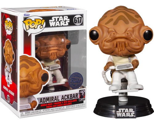 Funko Pop! Star Wars Admiral Ackbar # 617 Orig. Replay