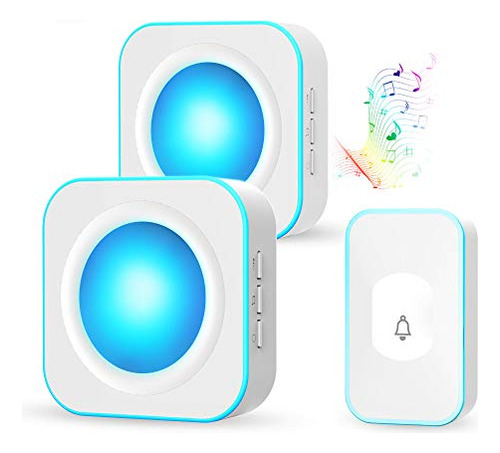 Wireless Door Bell, Ip55 Waterproof Doorbell Operating ...