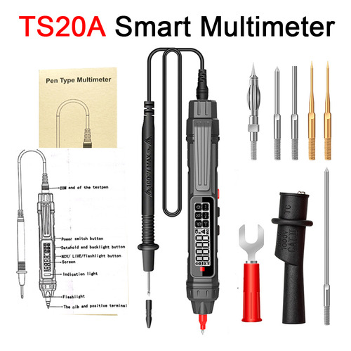Pluma Inteligente Multímetro Ts20a Multifunción Medición