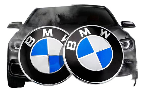 Emblemas Insignias Logo Capó Maletero Bmw Nuevo 82mm 75mm