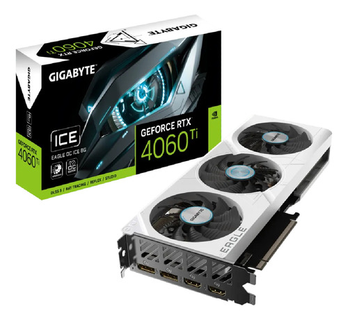 Placa De Video Gigabyte Geforce Rtx 4060 Ti Eagle Oc Ice 8g 