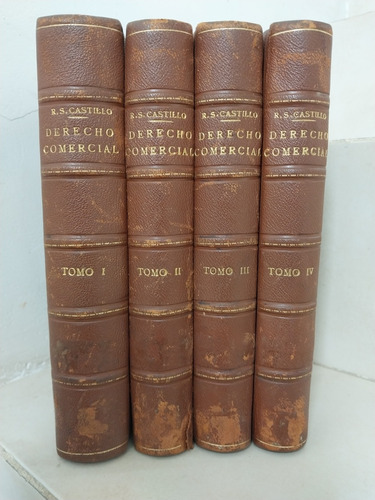 Curso De Derecho Comercial. 4 Tomos. Ramón S. Castillo