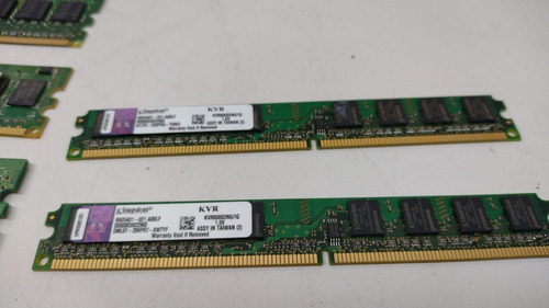 Lote 20 Memorias Para Pc Ddr2 C/ 1gb Ram Usado Funcionando (Usado)