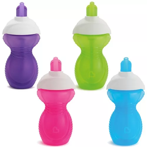 Vaso Antiderrame Any Angle Bombilla Con Peso Y Asas 207ml Munchkin