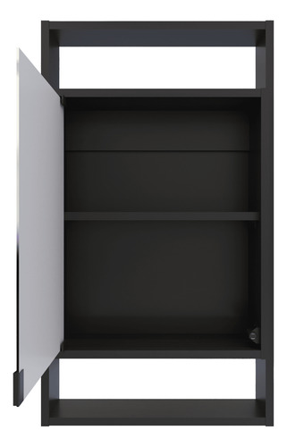 Gabinete De Baño Dakota Color Wengue Blanco