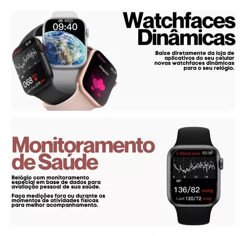Smartwatch Novo Watch Series 8 Pro Nfc 45mm - Pronta Entrega