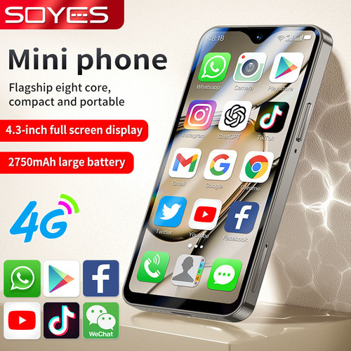Mini Smartphone Xs18 Pro Max 2750 Mah 4.3 Global 4g Android8