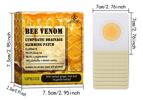 O Adesivo De Veneno De Abelha Com Extrato Natural De 50 G É